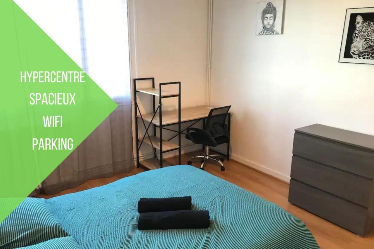 Le Voltaire -2 Chambres- 70M2- Hypercentre-Parking-Wifi Fibre- Nouvelle Literie 塔布 外观 照片