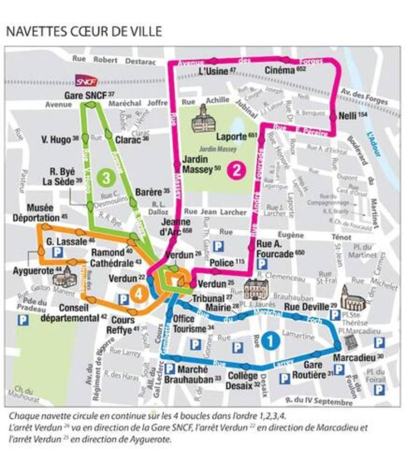 Le Voltaire -2 Chambres- 70M2- Hypercentre-Parking-Wifi Fibre- Nouvelle Literie 塔布 外观 照片