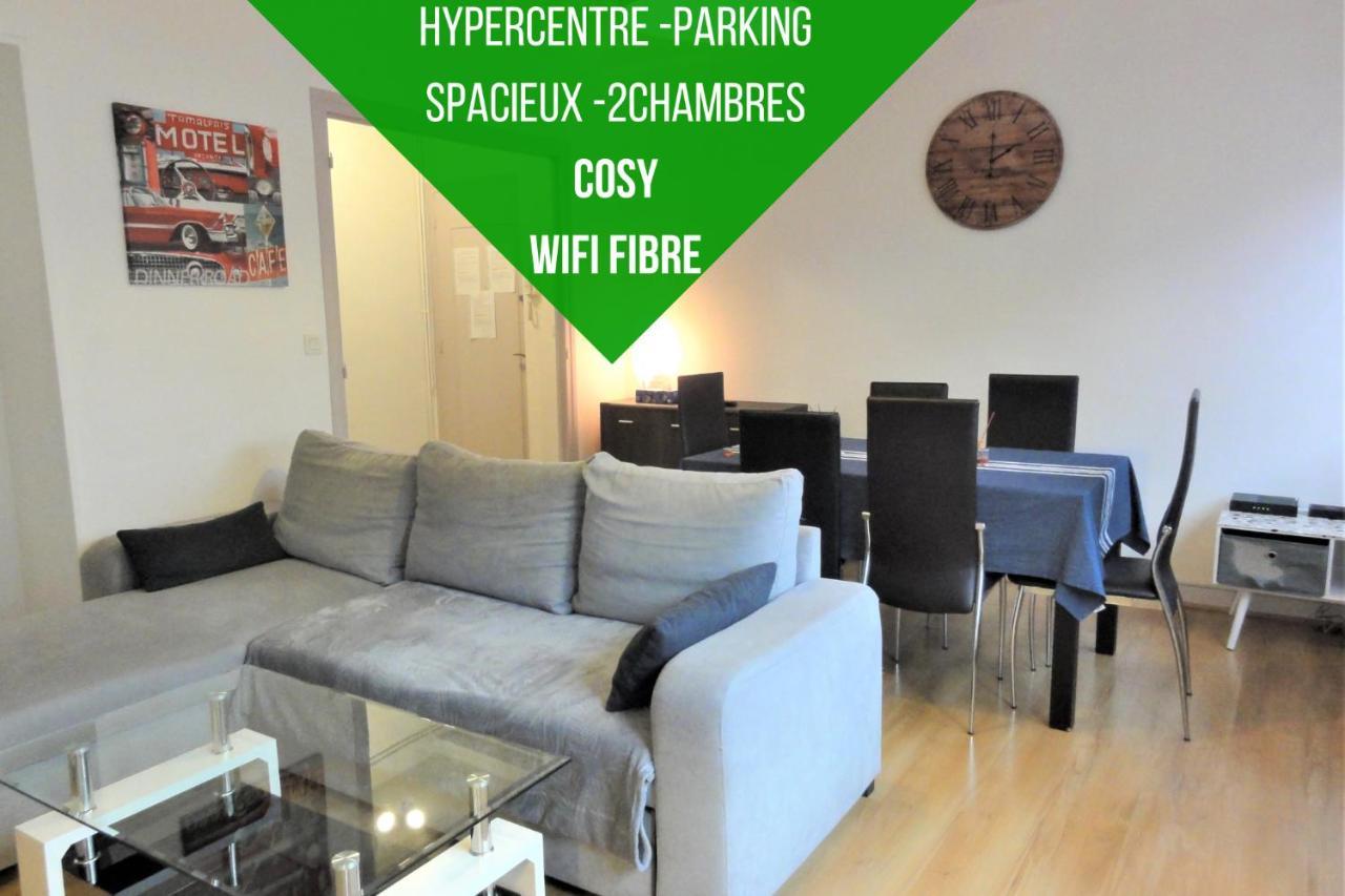 Le Voltaire -2 Chambres- 70M2- Hypercentre-Parking-Wifi Fibre- Nouvelle Literie 塔布 外观 照片