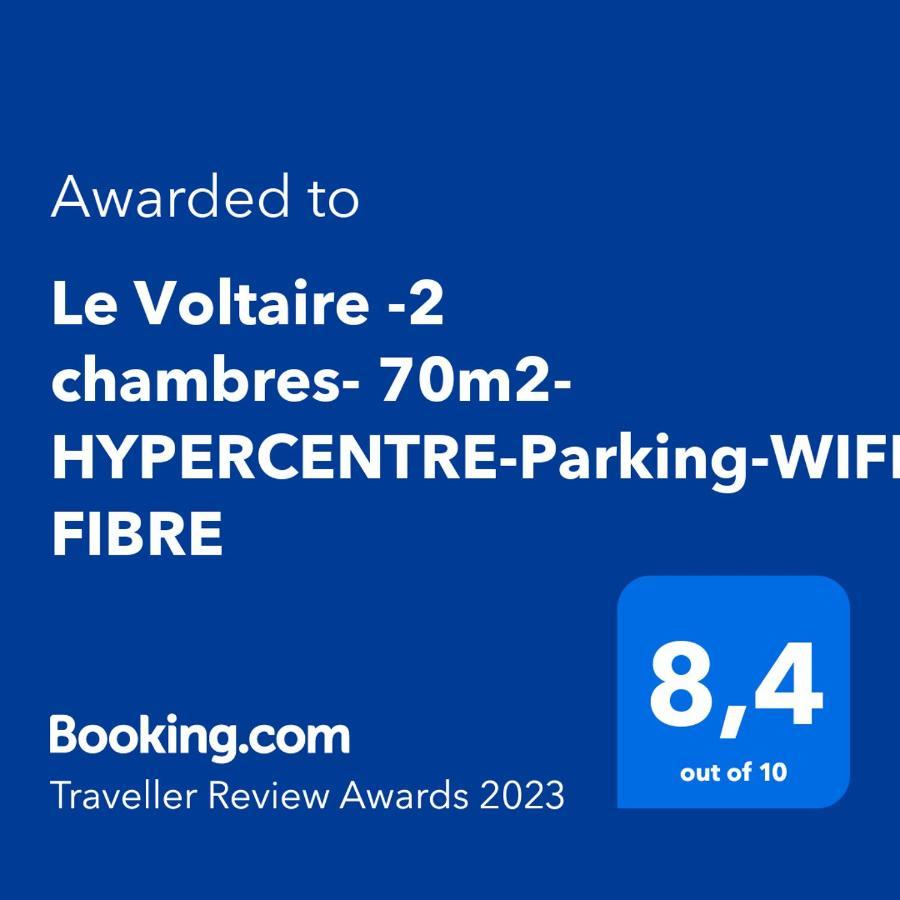 Le Voltaire -2 Chambres- 70M2- Hypercentre-Parking-Wifi Fibre- Nouvelle Literie 塔布 外观 照片